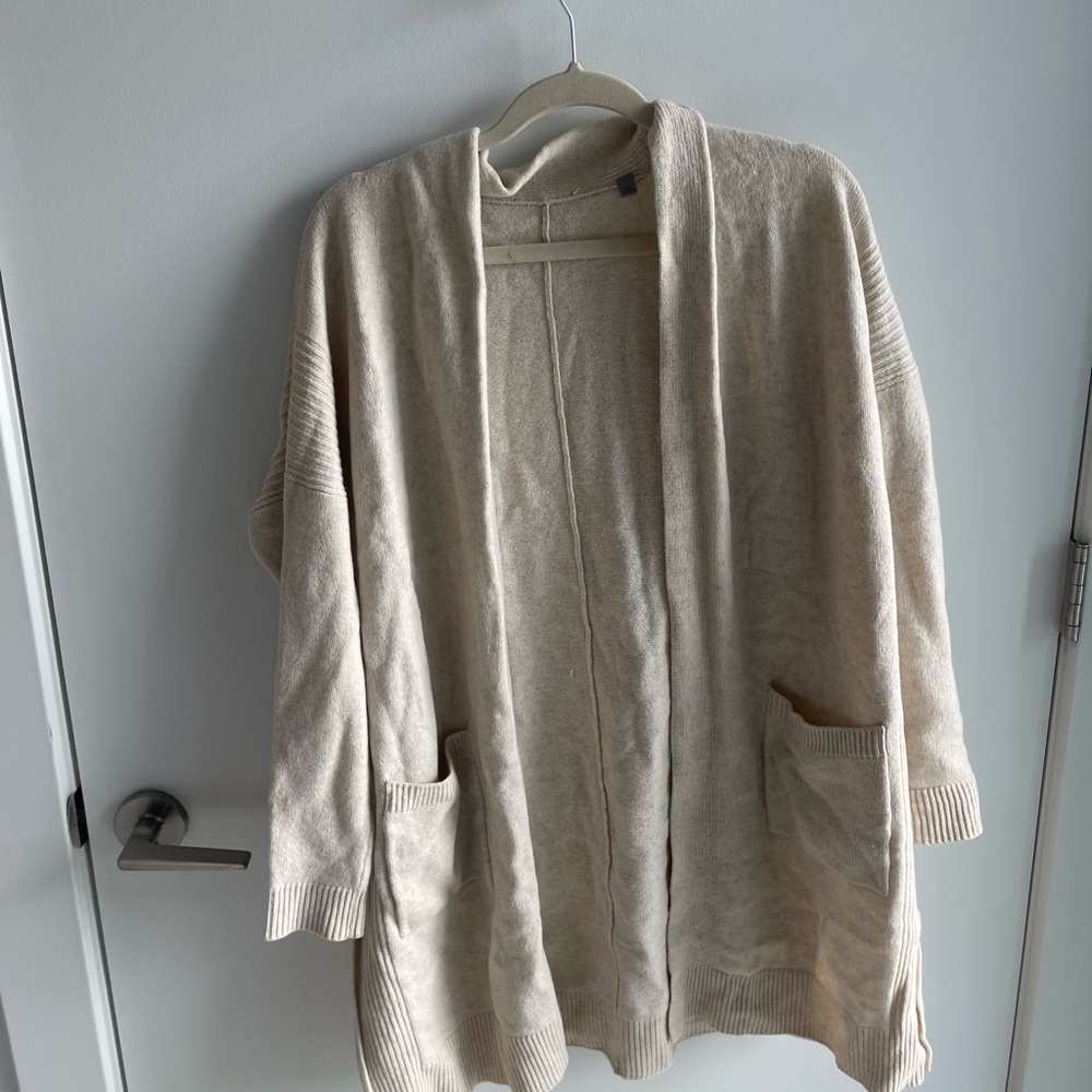 Vince Wool Cashmere Cream Cardigan